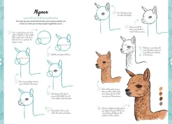 Justine Lecouffe Tegnebøker^10 Step Drawing: Cute Animals: Draw Over 50 Adorable Animals in 10 Easy Steps