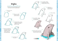 Justine Lecouffe Tegnebøker^10 Step Drawing: Cute Animals: Draw Over 50 Adorable Animals in 10 Easy Steps
