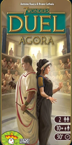 Antoine Bauza 7 Wonders Duel: Agora Expansion ( 2)* Spill For To