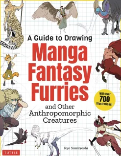 Ryo Sumiyoshi A Guide to Drawing Manga Fantasy Furries: and Other Anthropomorphic Creatures (Over 700 illustrations)* Tegnebøker|Tegne & Male