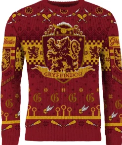 Harry Potter Julepynt^AAA Gryffindor Christmas Jumper