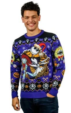 Nightmare Before Christmas AAA Jack and Sally Christmas Jumper* Julepynt