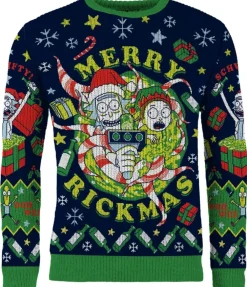 Rick and Morty Julepynt^AAA Merry Rickmas Christmas Jumper