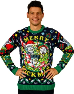 Rick and Morty Julepynt^AAA Merry Rickmas Christmas Jumper