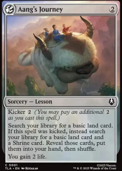 Aang's Journey (Enkeltkort)* Singles (Løskort)|Singles (Løskort)
