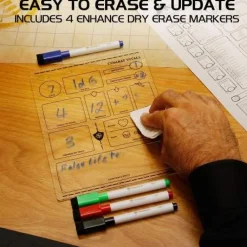 ENHANCE Tabletop Tilbehør^Acrylic Character Sheets