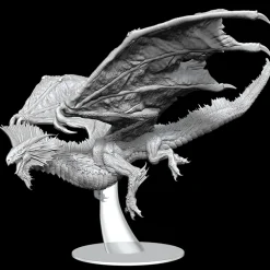 WizKids Monstere^Adult Silver Dragon Dungeons & Dragons Nolzurs Marvelous Unpainted Miniature Figur