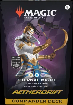 Aetherdrift Magic the Gathering Aetherdrift Eternal Might Commander Deck* Commander Deck