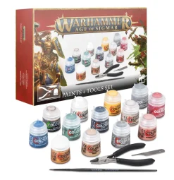 Warhammer: Age of Sigmar Maling^Age of Sigmar: Paints + Tools Set