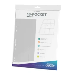 Album Pages Side-Loading 18-Pocket White Standard Size (10) Portfolio* Album, Ark & Permer