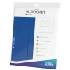 Album, Ark & Permer^Album Pages Side-Loading 18-Pocket Blue Standard Size (10) Portfolio
