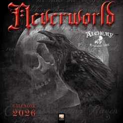 Flame Tree Studio Kalendere^Alchemy: Neverworld Wall Calendar 2026 (Art Calendar)