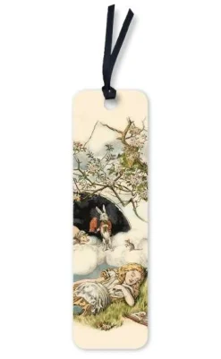 Flame tree bookmarks Bokmerker^Alice Asleep from Alice's Adventures in Wonderland Bookmark