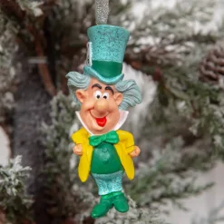 Disney Christmas Collection Alice in Wonderland Resin Hanging Gift Set Set of 4* Julekuler|Julepynt