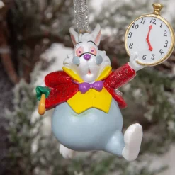 Disney Christmas Collection Alice in Wonderland Resin Hanging Gift Set Set of 4* Julekuler|Julepynt