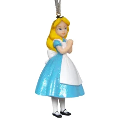 Disney Christmas Collection Alice in Wonderland Resin Hanging Gift Set Set of 4* Julekuler|Julepynt