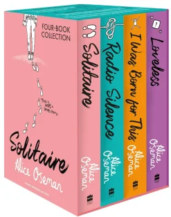 Alice Oseman Four-Book Collection Box Set (Solitaire, Radio Silence, I Was Born For This, Loveless)* Samlebokser