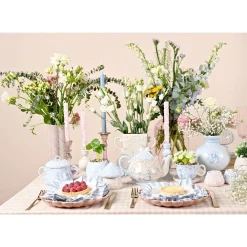 Disney Home Collection Alice Teacup Planter with Faux Plant* Vaser