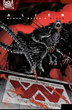 Collin Kelly Science Fiction^Alien Black White & Blood