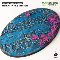 Gamers Grass Basing & Modellering^Alien Infestation Bases Oval 170 mm (1)