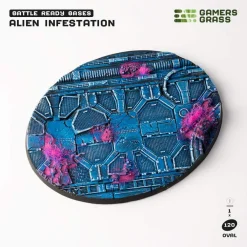 Gamers Grass Alien Infestation Bases Oval 120 mm (1)* Basing & Modellering