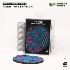 Gamers Grass Alien Infestation Bases Oval 120 mm (1)* Basing & Modellering