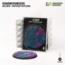 Gamers Grass Alien Infestation Bases Round 100 mm (1)* Basing & Modellering