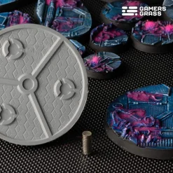 Gamers Grass Basing & Modellering^Alien Infestation Bases Round 60 mm (2)