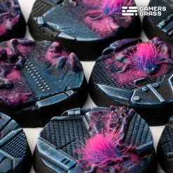Gamers Grass Basing & Modellering^Alien Infestation Bases Round 25 mm (10)