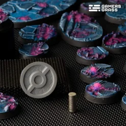 Gamers Grass Basing & Modellering^Alien Infestation Bases Round 25 mm (10)