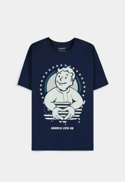 Fallout T-Skjorter^America Lives On T-shirt