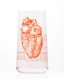 Science Homeware Anatomical Heart Drinking Glass* Glass