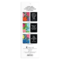 Andy Warhol Flowers Magnetic Bookmarks* Bokmerker