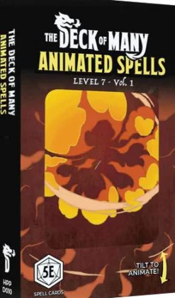 Hit Point Press Animated Spells Level 7 Volume 1 Dungeons & Dragons 5th Edition Unofficial* Tilbehør|Tilbehør
