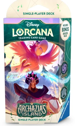 Archazia's Island Lorcana TCG Disney Lorcana|Andre Kortspill^Archazia's Island Amethyst & Steel (Iago & Jafar) Starter Deck
