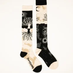 Footclothes As Above So Below Tree Knee High Socks* Sokker & Fottøy