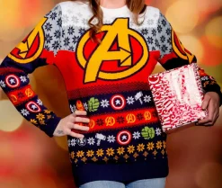 Marvel Julepynt^Avengers Christmas Jumper