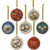 Disney Christmas Collection Bambi Enchanted Forest Christmas Baubles Set of 7* Julekuler