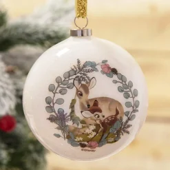 Disney Christmas Collection Bambi Enchanted Forest Christmas Baubles Set of 7* Julekuler