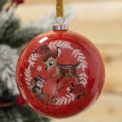 Disney Christmas Collection Bambi Enchanted Forest Christmas Baubles Set of 7* Julekuler