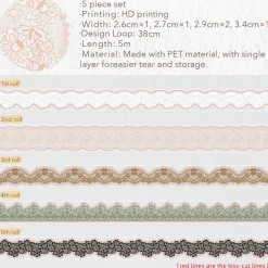 Baroque Lace PET Tape Sticker Set* Tilbehør
