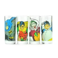 Glass^Batman Characters Set of 4 Glasses