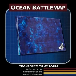 1985 Games Battle Map Ocean , Dungeon Craft* Kart & Battlemaps