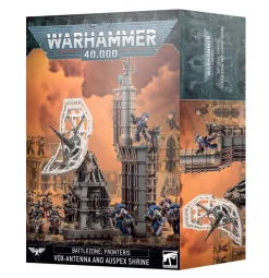 Games Workshop Battlezone Fronteris: Vox-Antenna and Auspex Shrine* Terreng & Spillmatter