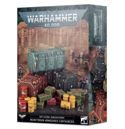 Games Workshop Battlezone Manufactorum: Munitorum Armoured Containers* Terreng & Spillmatter