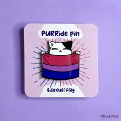 Bi Kitty Pin* Buttons