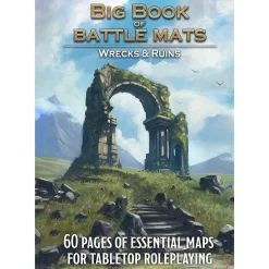 Loke Battle Mats Kart & Battlemaps^Big Book of Battle Mats Wrecks & Ruins