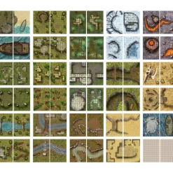 Loke Battle Mats Kart & Battlemaps^Big Book of Battle Mats Wrecks & Ruins
