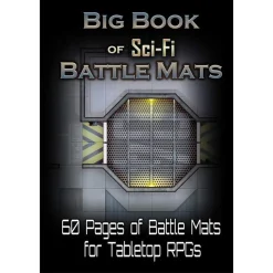Loke Battle Mats Kart & Battlemaps^Big Book of Sci-Fi Battle Mats