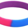 Pride Smykker|Smykker^Bisexual Flag Colours Silicone Bracelet Item